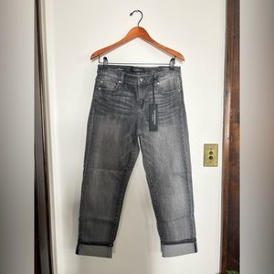 Liverpool Black Mid Rise Straight Leg Jeans Size 6 / Size 28
